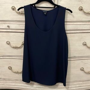 Ann Taylor navy shell tank
